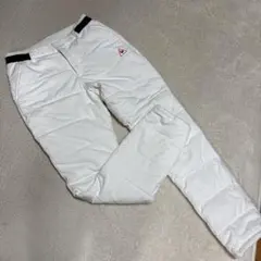 akiko様専用　ルコック　フェザーダウンパンツ　7号　ホワイト　S 暖パン