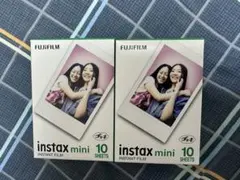 FUJIFILM instax mini インスタントフィルム 10枚入りx2箱