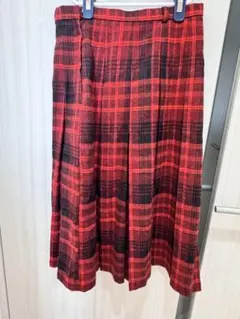 amuu kymakutu プリーツスカート サイズ3M赤黒チェック