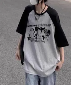 プリント半袖Tシャツ