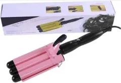 ウェーブアイロン 三連バレル 2段階 22mm 新品未使用品✨