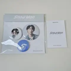 SnowMan 1st Pop Up バンコク フォトカード 缶バッジ 渡辺翔太