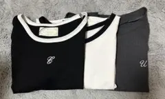 韓国風半袖トップス 3点まとめ売り