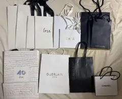 百貨公司化妝品等紙袋組（IPSA、Dior、Chanel等）