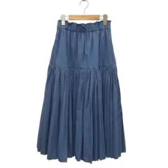 【新品級】Jil Sander ジルサンダー ギャザーロングスカート 32のサムネイル