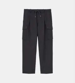 PLST プレシャスニットメルトンカーゴパンツ　ブラックのサムネイル