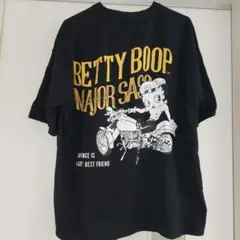 BETTY BOOP バイク Tシャツ 黒 Mサイズ