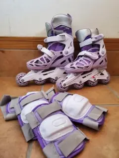 calipro インラインスケートとプロテクター