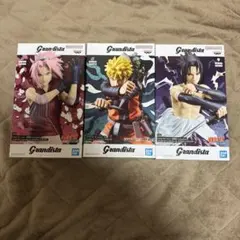 NARUTO グランディスタ　3体セット　ナルト　サクラ　サスケ