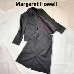旧タグ マーガレットハウエル ウール セットアップ M スカート サイズ2
