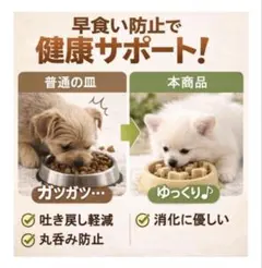 DIZLAS 早食い防止犬 フードボウル　スローフィーダーボウル　ピンクのサムネイル