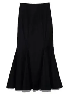 LILY BROWN ブラック フレアスカート