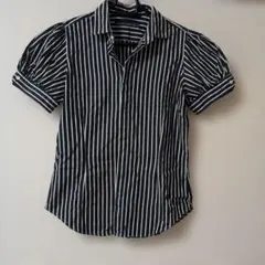 RALPH LAUREN 半袖シャツ ブラックホワイト