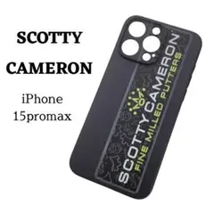 新品　スコッティキャメロン　iPhone15Promax　ケース　黒　パター