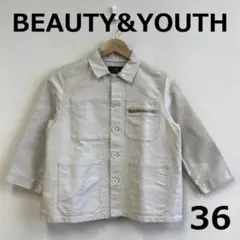 A0526B05【BEAUTY&YOUTH】七分袖コットンジャケット