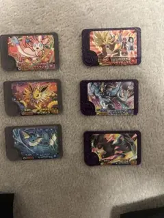 ポケモンフレンダ４弾　ワンダーピック ニンフィア　サンダース　シャワーズ他3枚