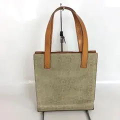 CELINE セリーヌ ハンドバッグ Cマカダム キャンバス レザー レディース