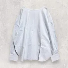 ミスティック ブラウス M相当 白 長袖 無地 コットン100% シンプルのサムネイル