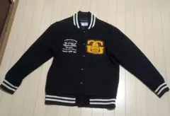 《激安》刺繍入りダークブラウン スタジャン