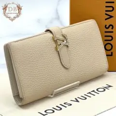 ルイヴィトン トリヨン LVヴェルティカル ウォレット 　ベージュ 長財布 LOUIS VUITTON - ルイヴィトン トリヨン LVヴェルティカル ウォレット