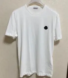 最新〔美品〕モンクレール デカワッペン S 白 Tシャツ 国内正規品 