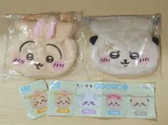 ちいかわ おかお巾着2 うさぎ ラッコ ガチャガチャ 2点セット