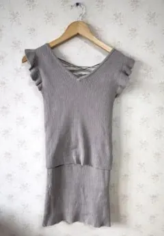 ☆リップサービス ニット ノースリーブ タイトスカート セットアップ☆