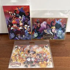 新品　ディズニーハロウィン2016 ポストカード　3種セット　ヴィランズ