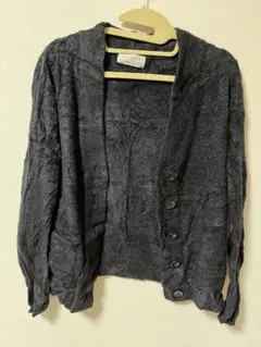 Joël Robuchon & gelato pique ブラックカーディガン