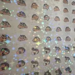 【新品未使用】クレヨンしんちゃん　キラキラホログラムシール　ミニ