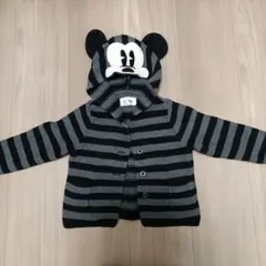 中古GAP Disney baby ミッキー耳付きカーディガン 18-24ヶ月