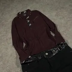 00s【archive】gimmick long sleeve/Y2K/お兄系M
