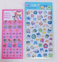 たまごっち エポキシステッカー パワパフ タイルシール 2点