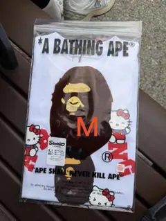 【M】BAPE X HELLO KITTY COLLEGE MINI TEE