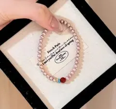 淡水パール ビーズブレスレット ~~