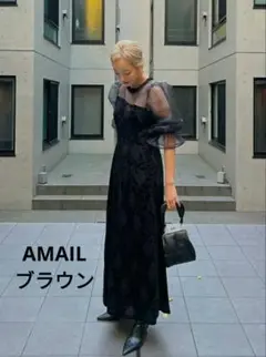 オケージョンドレス　お呼ばれドレス　AMAIL アマイル※お値下げ可能 Mature paypuri dress（ドレス）｜AMAIL（アマイル）の