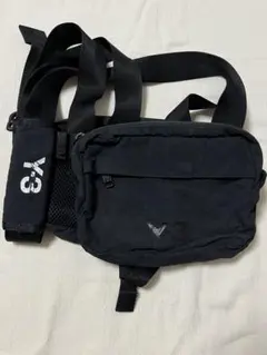 ヨウジヤマモト　ダブルポーチ　ショルダーバッグ　黒　adidasのサムネイル