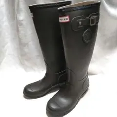 美品】HUNTER ハンターラバーブーツUK8JP27cmキャメル長靴 - メルカリ