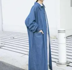 デニム ロングコート