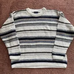 【レア】OLLY.GAN ニットセーター ストライプ