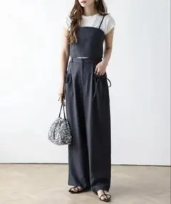 SUGAR BISKET グレー セットアップ リボンポケット