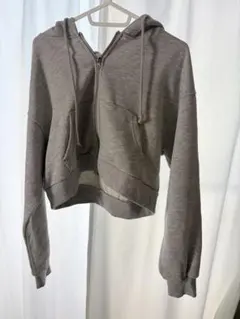 WEGO パーカー グレー　クロップド