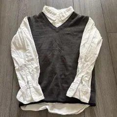 COMME CA ISM Vネックベスト 130