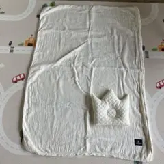 PUPPAPUPO コットン 敷布団&掛け布団カバー　&王冠枕セット