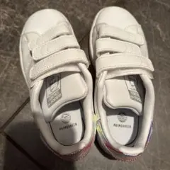 adidas Stan Smith ベルクロスニーカー ホワイト　オーロラ