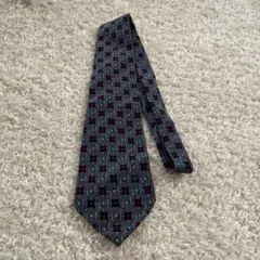Pierre Cardin シルク ネクタイ 幾何学模様