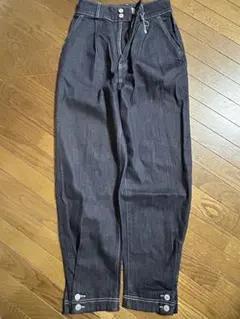 AZUL ダークデニム ワイドパンツ