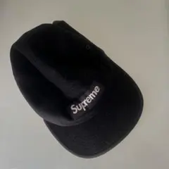 Supreme シュプリーム ブラック キャップ ウール 100％ ロロピアーナ