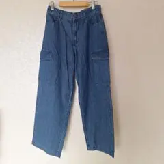 ユニクロ　デニム　イージーパンツ