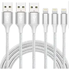 ❤iphone 充電 ケーブル✨MFi認証ライトニング 2M 3本セット
